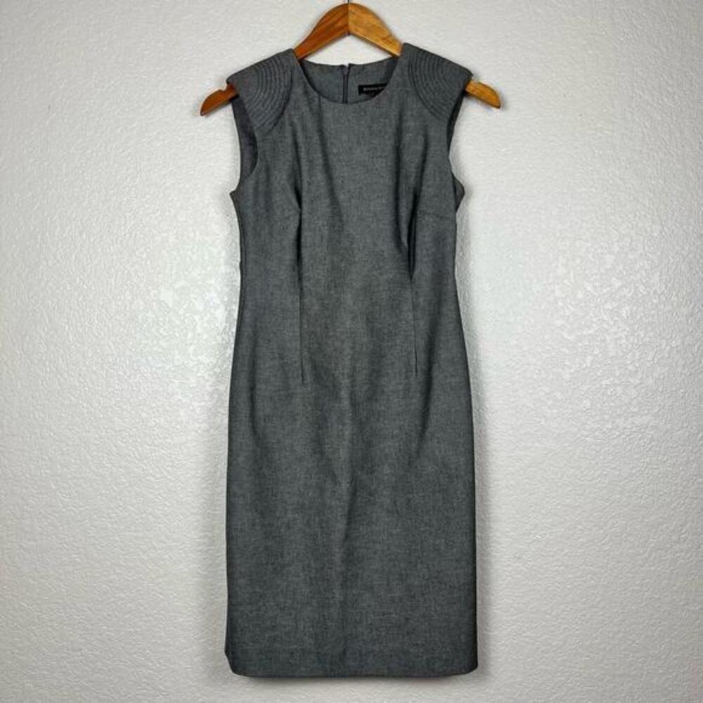 Banana‎ Republic Sheath Dress Womens 0P Quilted Cap Sleeve Preppy Career NWT